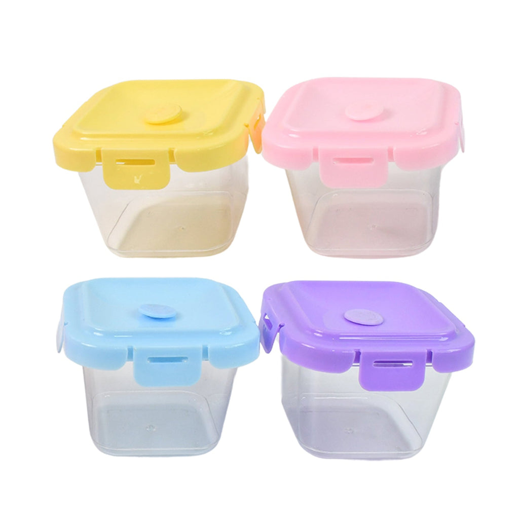 Organised kitchen pantry with stackable plastic food storage containers by Organivo.
