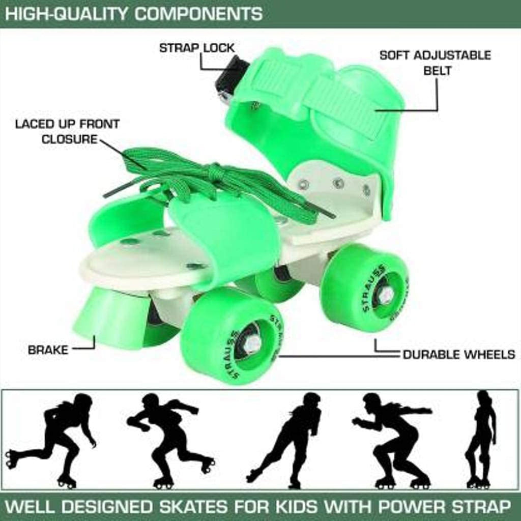 Back view of the Play & Move kids roller skates, showing heel support.
