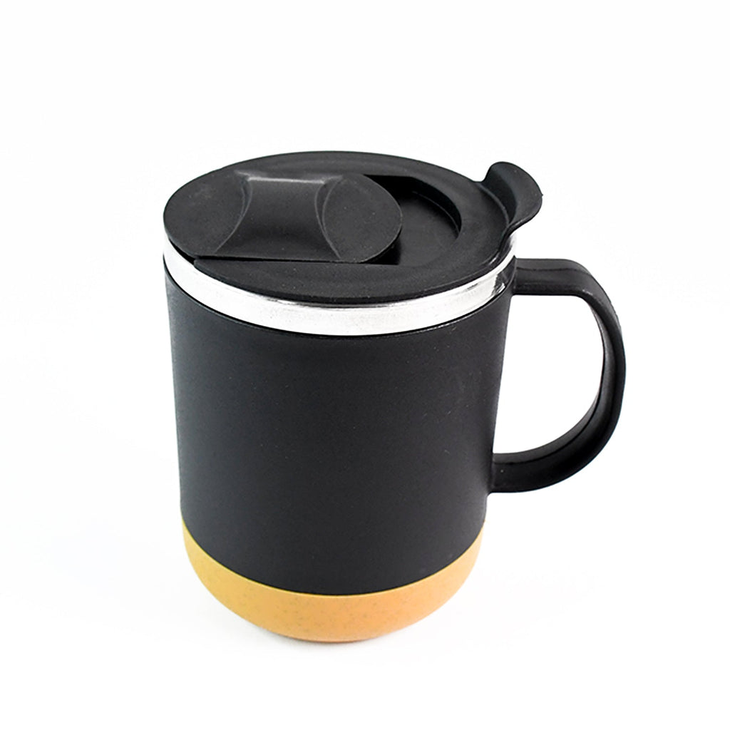 No spill insulated coffee mug delivering all day warmth and comfort