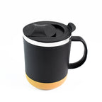 No spill insulated coffee mug delivering all day warmth and comfort