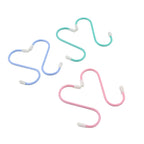 Practical S hooks for wardrobe, effortlessly hanging clothes and accessories to save space.