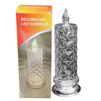 LED Candle Light featuring elegant crystal design for home décor