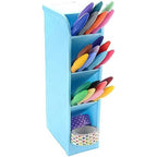 The versatile desktop pen holder on an office desk, keeping essentials within reach.