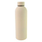 Thermal double-wall stainless steel water flask with vacuum insulation