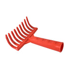 Comfortable grip lightweight garden hand rake for gardening tasks