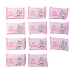 Gentle skin wipes for kids' hygiene