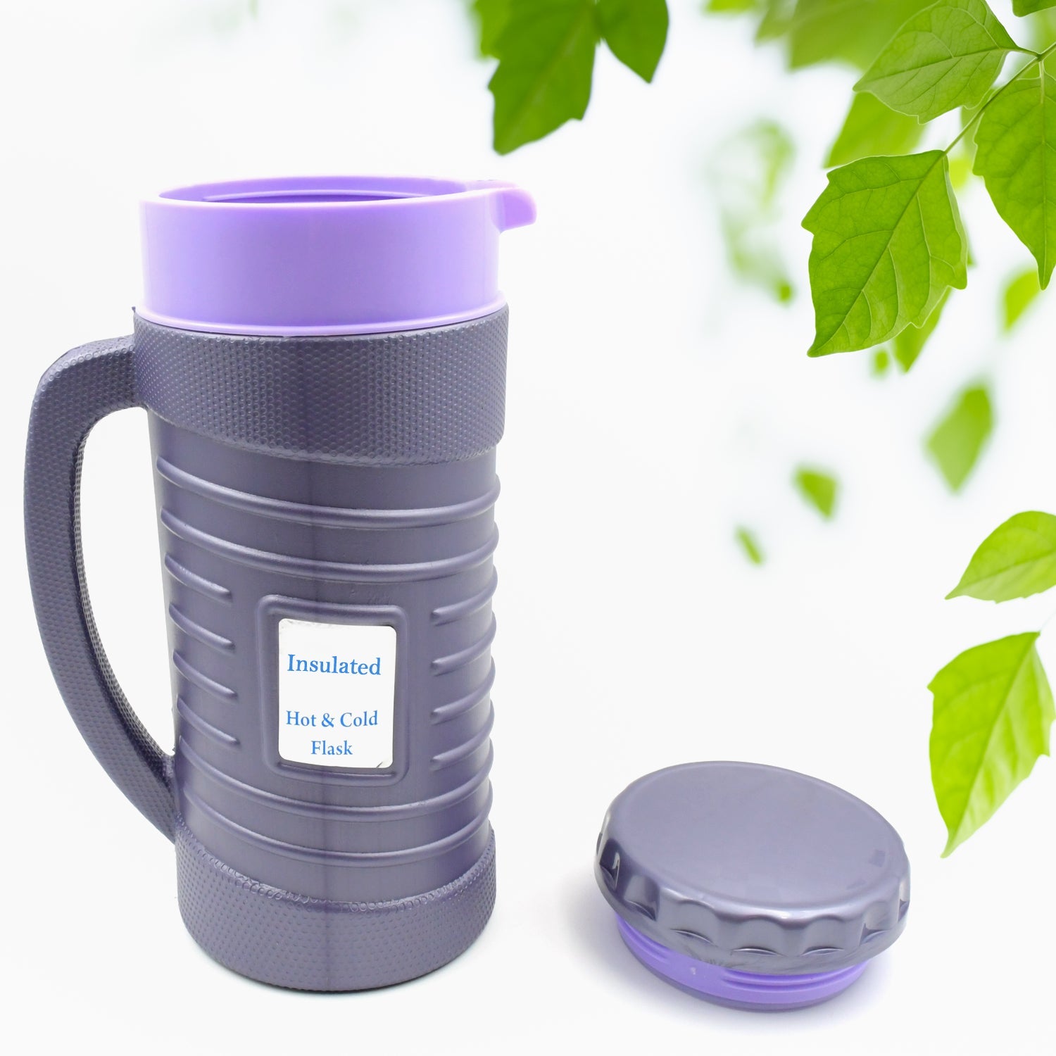Thermal insulated flask keeping drinks hot for hours.