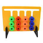 Montessori Slide Puzzle showcasing its vibrant colours and engaging design.