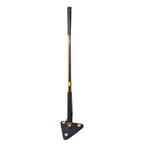 A user cleaning a floor with the long-handled Triangle Cleaning Mop.
