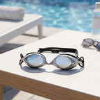 Waterproof swim goggles suitable for outdoor use