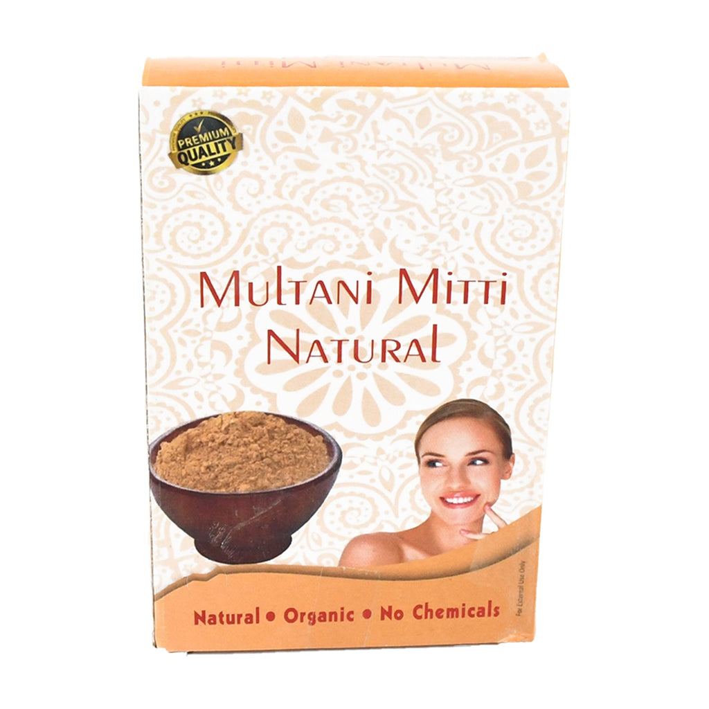 Close-up of natural herbal ingredients used in the Multani Mitti Face Pack.