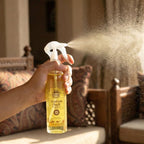 Premium Arabian oud fragrance room spray packaging