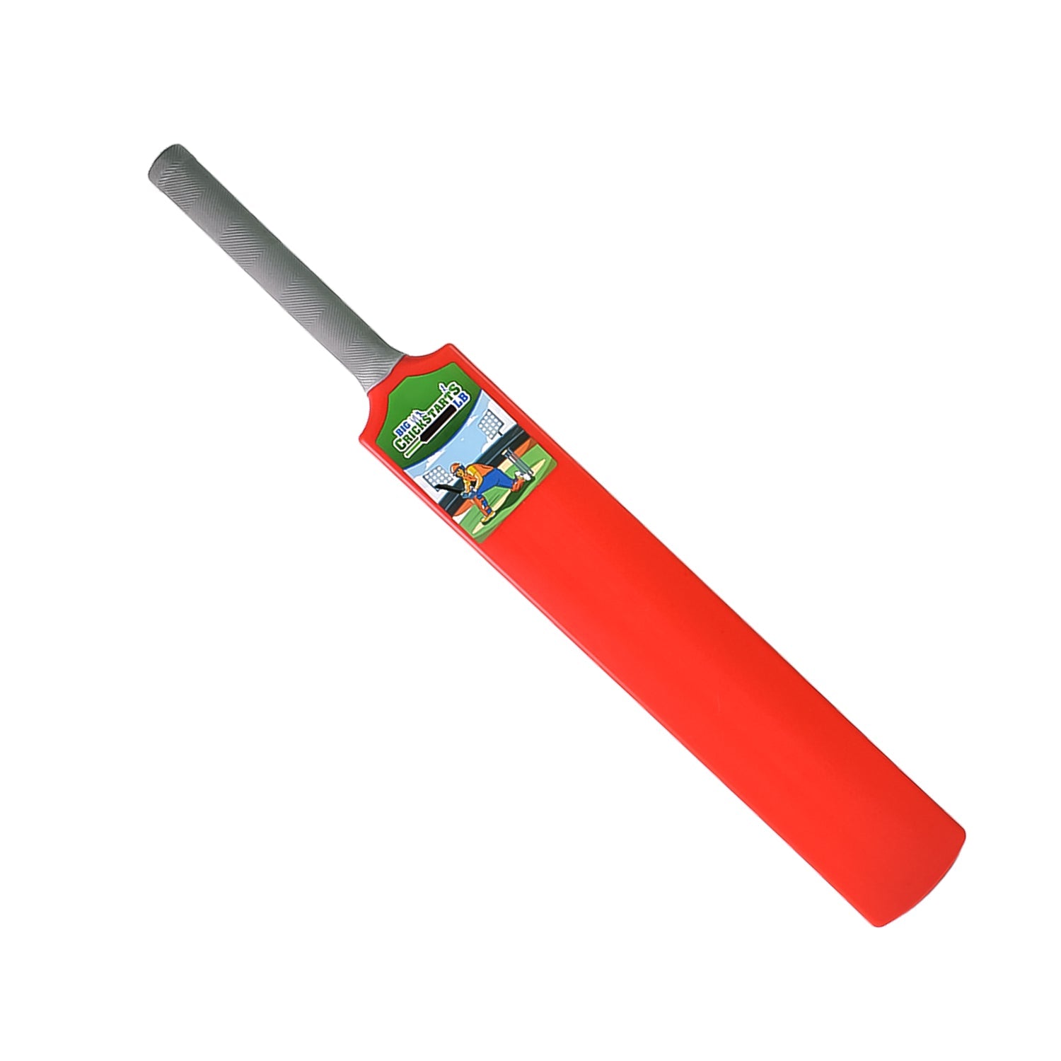 Plastic Cricket Bat for Kids, yellow and black, ready for play.