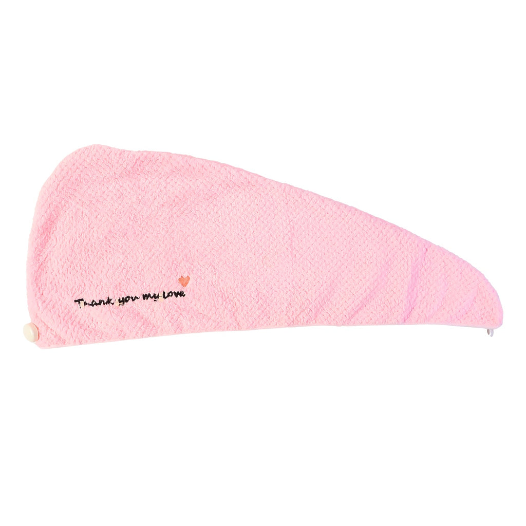 Hair drying cap made from soft microfiber fabric for all hair types