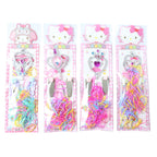 Girls party hair accessories featuring colourful clips and bands for styling