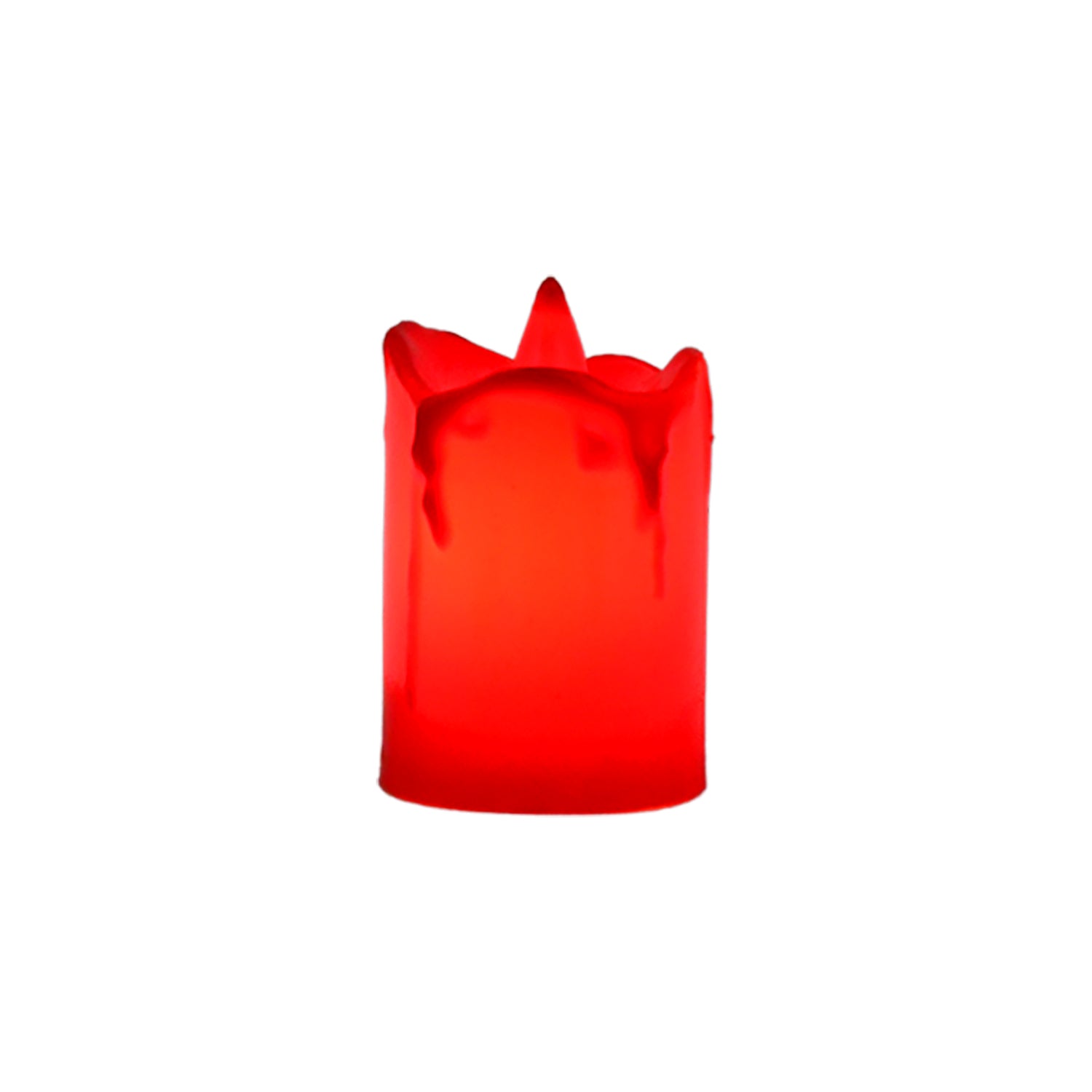 A single battery-operated Flameless LED Candle glowing softly, highlighting its safe design.