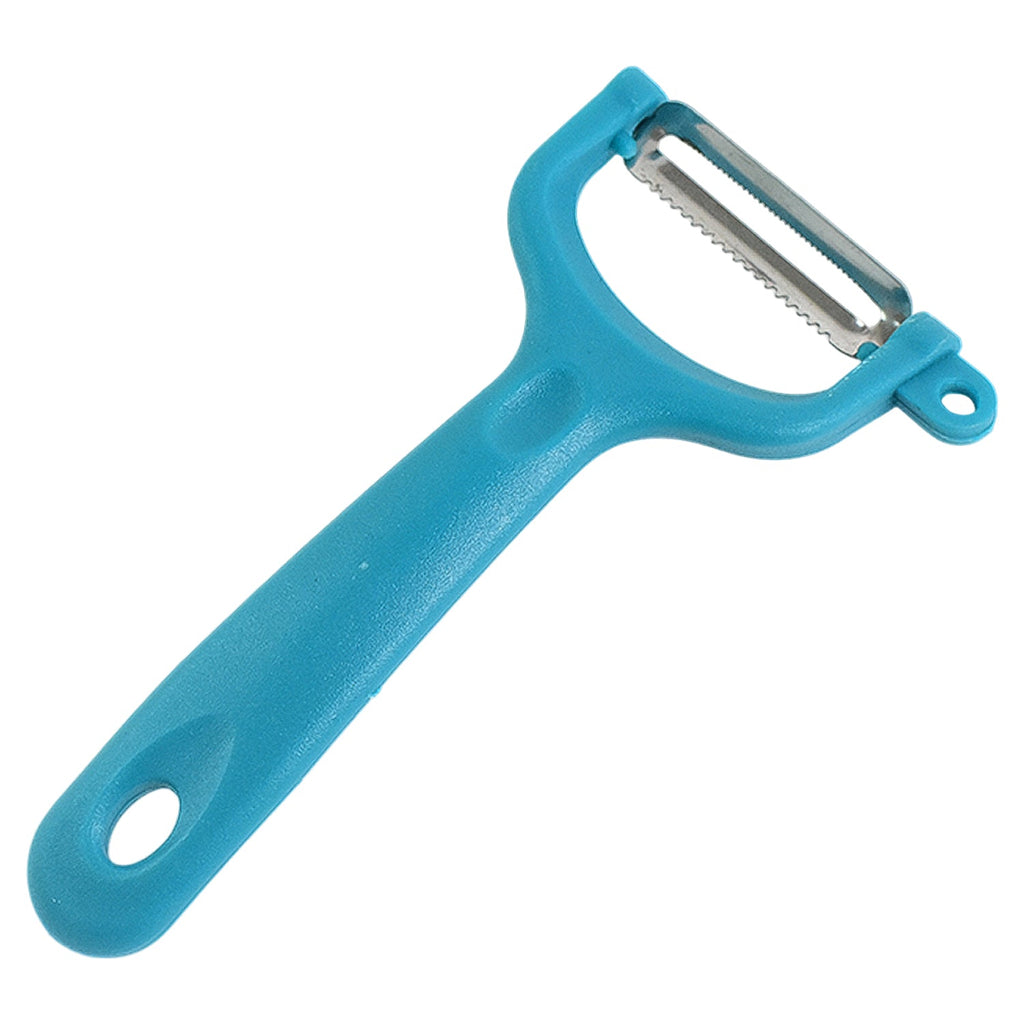 Multipurpose kitchen peeler displayed against a clean background.