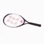 Lightweight tennis racket with its zippered full carrying cover