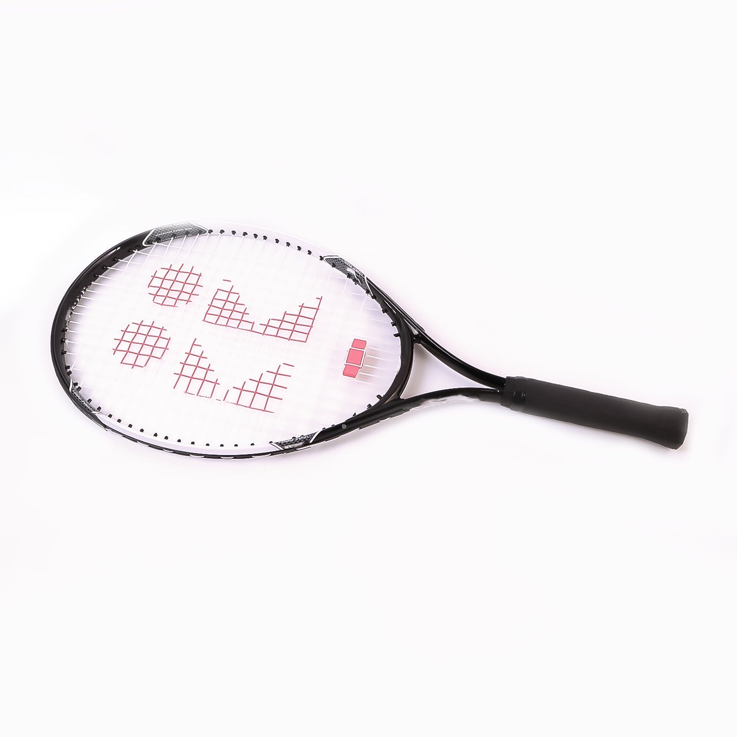 Lightweight tennis racket with its zippered full carrying cover