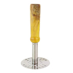 Versatile potato masher suitable for various vegetables and fruits.