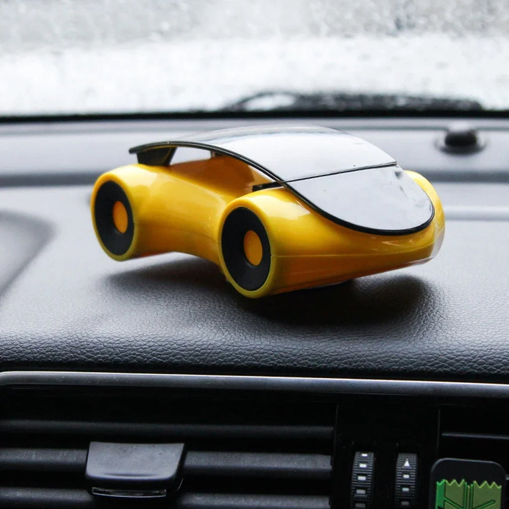 Sports car phone holder showing its versatile 360-degree viewing angle.