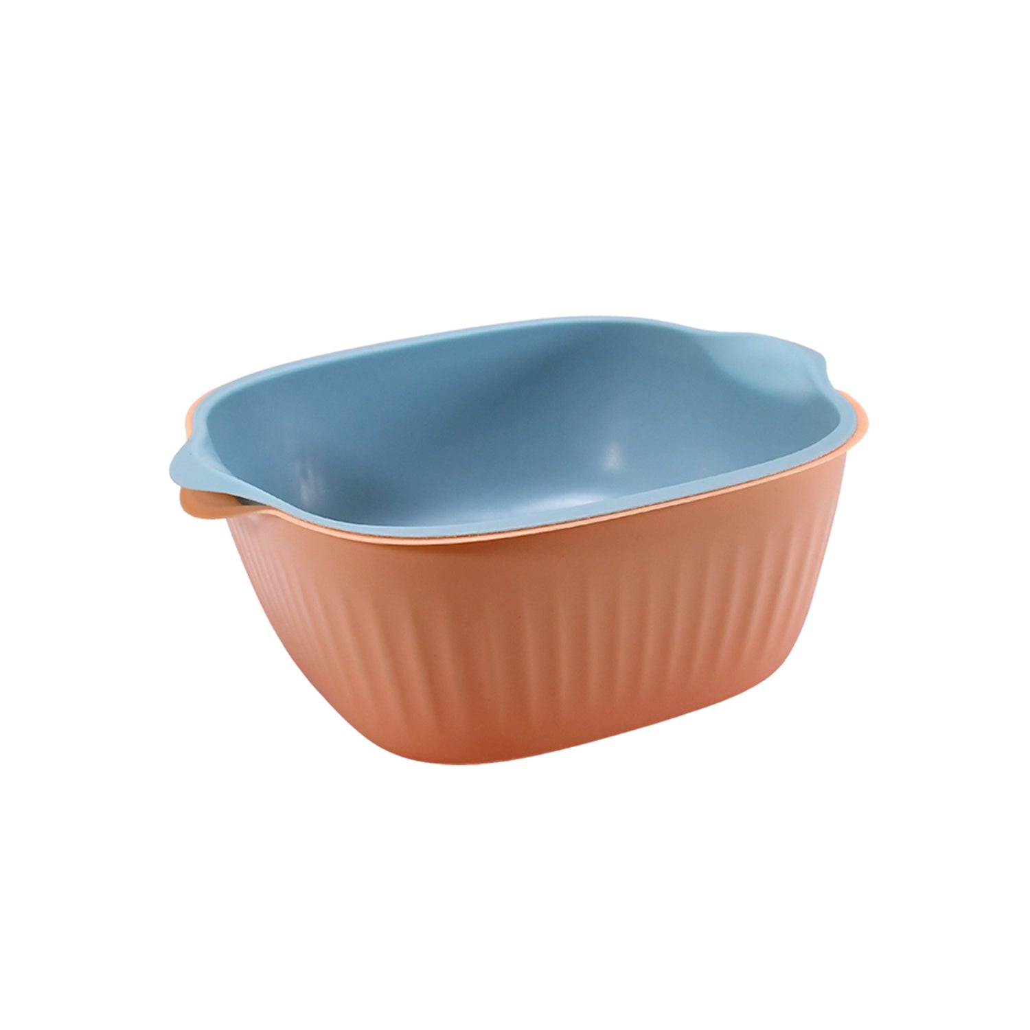 Versatile kitchen washing bowl and strainer for meal prep.