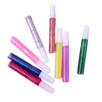 Kids using glitter glue pens for fun creative art activities