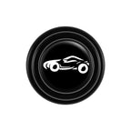 Set of 100 round black car door protection pads for noise reduction.
