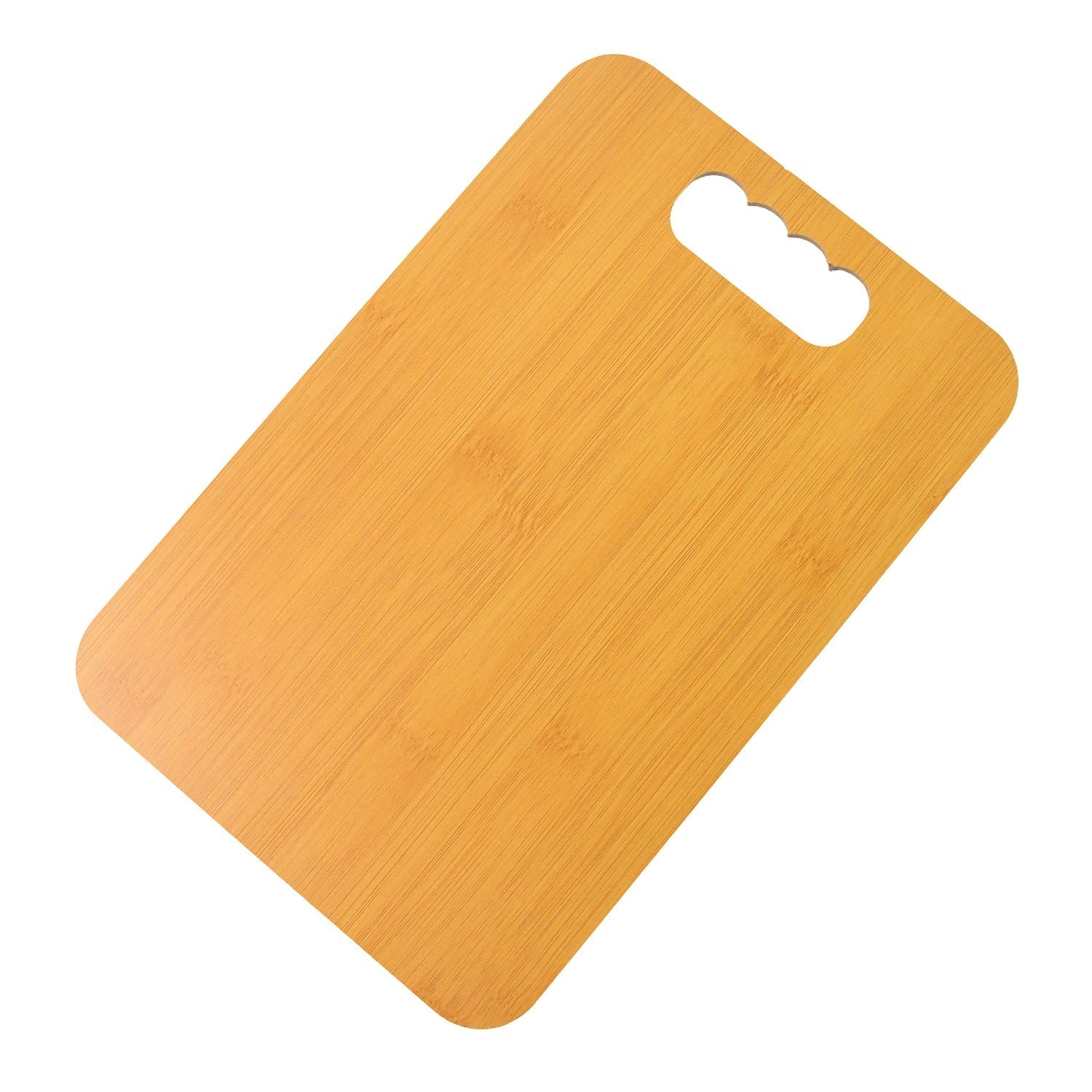 Wooden chopping board showcasing dual sides for cooking and serving