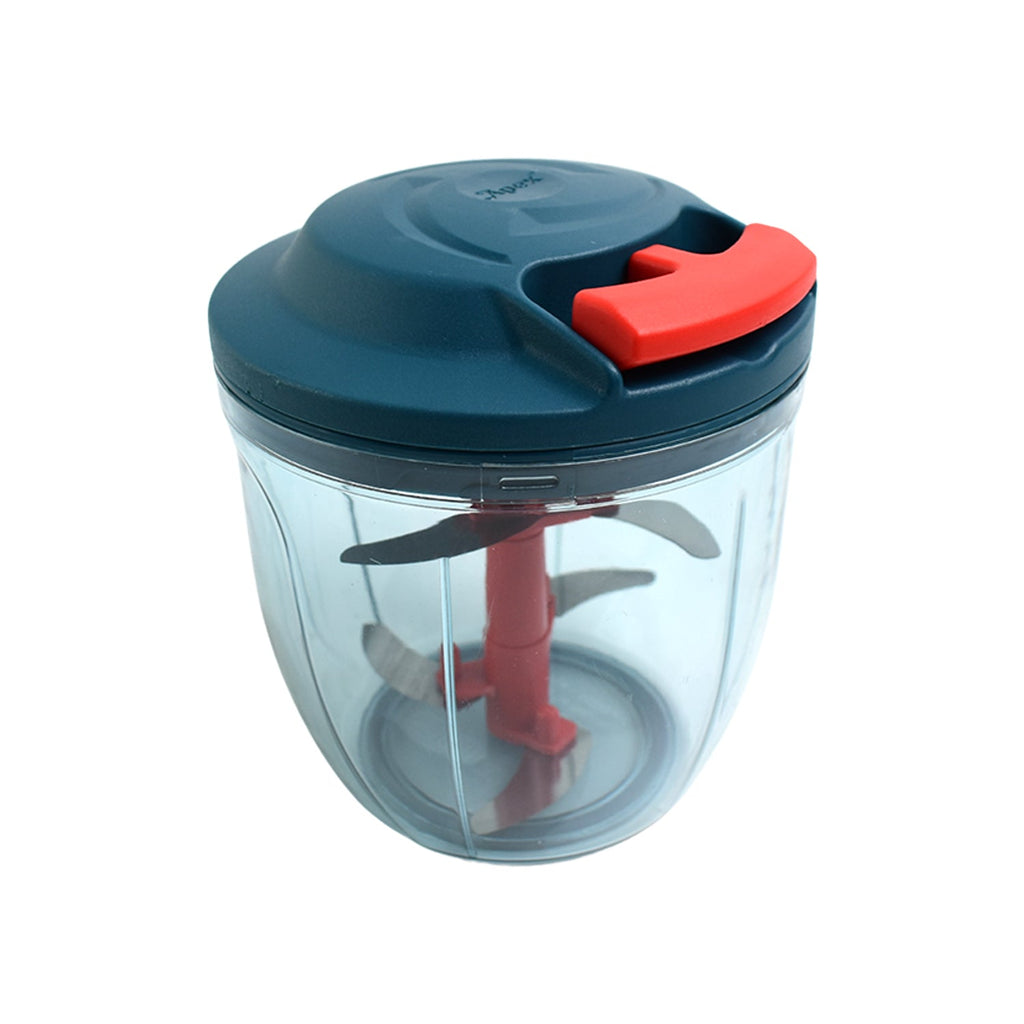 Disassembled Apex Speed-X vegetable chopper parts for easy cleaning
