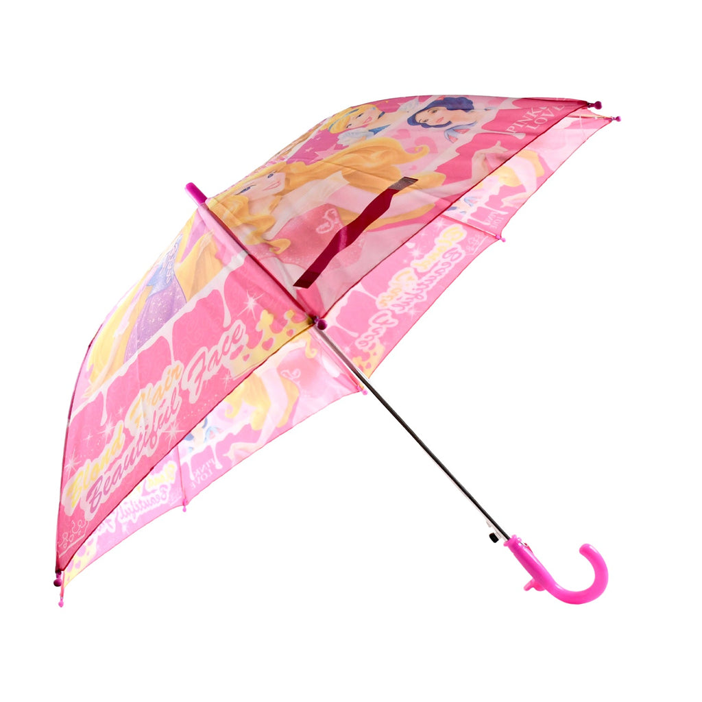 The compact 3-fold umbrella easily fits into a small bag, highlighting its portability.