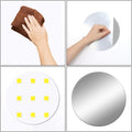 3D mirror wall sticker reflecting light on wall