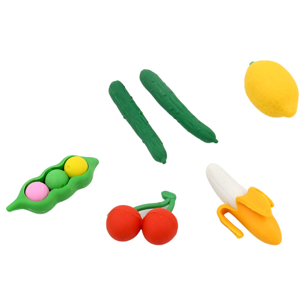 Our Kids Erasers Set beautifully arranged, ideal as party favors for children.