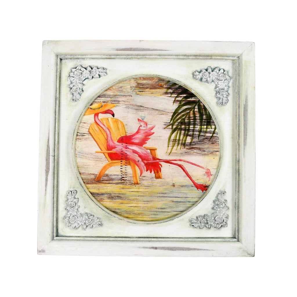 Side angle of the 12x12 inch desktop photo frame.