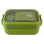 Lunch box showcasing quick snap compartments perfect for meal separation