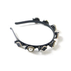 Fashionable pearl floral hairband for women and girls