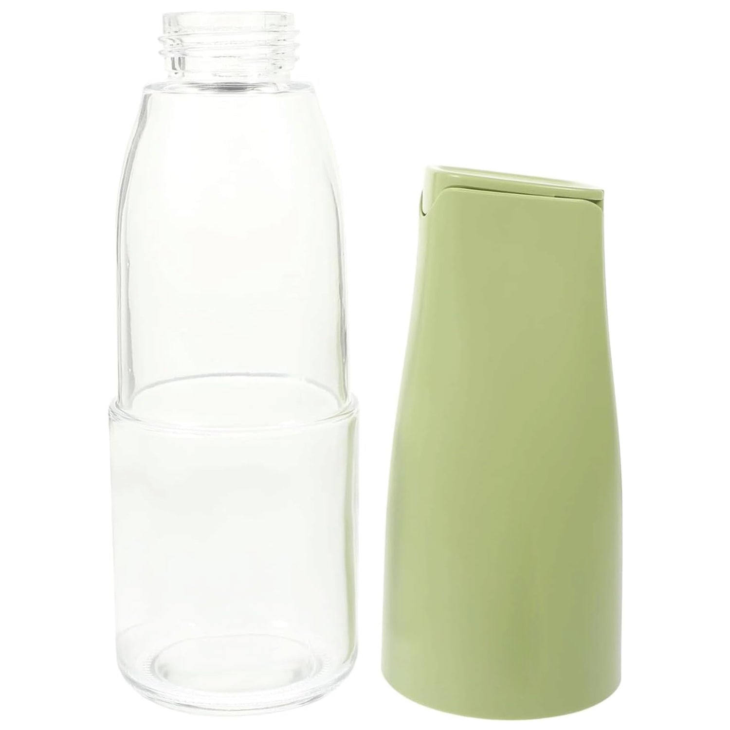The 500ml oil dispenser actively in use for precise cooking in an Indian kitchen.