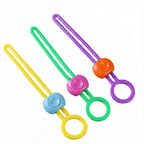 Snack packet kept fresh with silicone bag clip