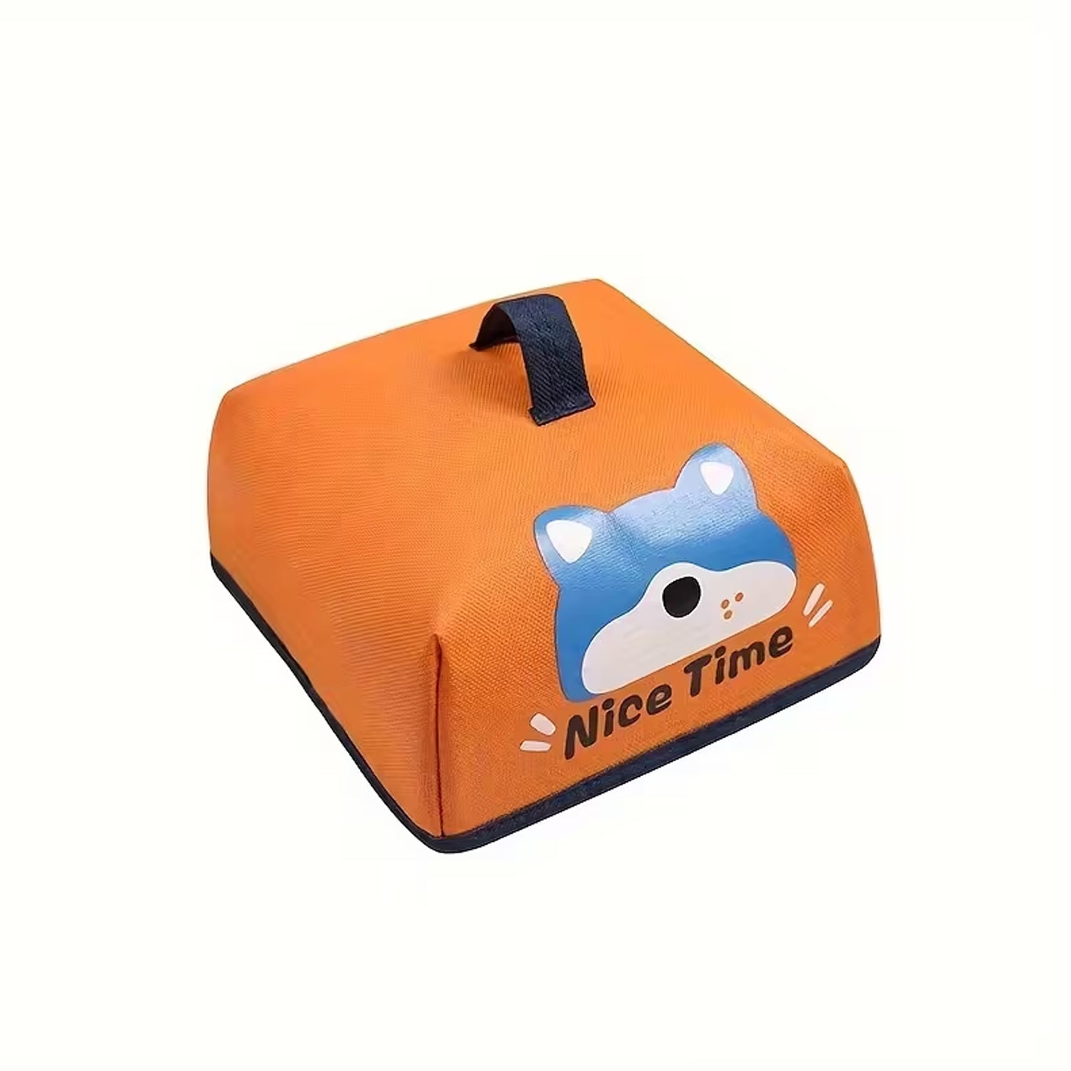 Dust-proof reusable fabric food cover for protecting snacks