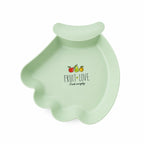 Safe and sturdy kids snack plate in vibrant color