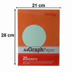 Dimensions of Oddy A4 Graph Paper with 1mm grid