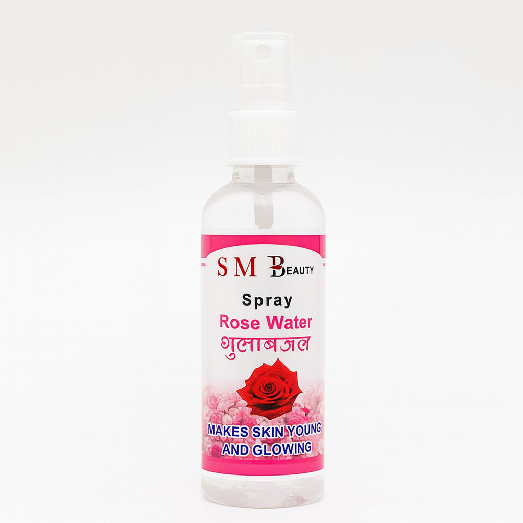 Facial spray with rose essence for soothing and glowing skin