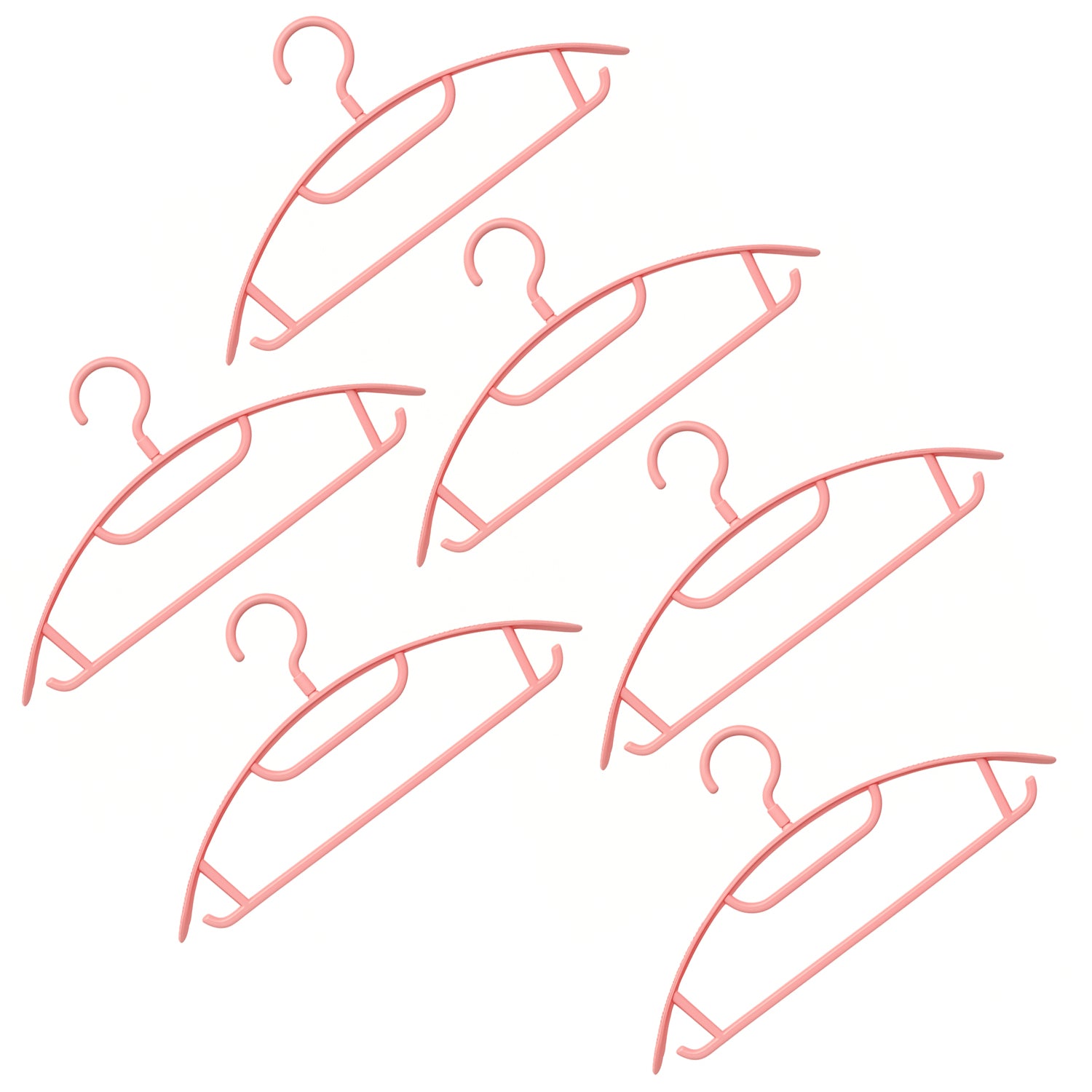 Ganesh plastic cloth hanger set used for hanging shirts and coats neatly