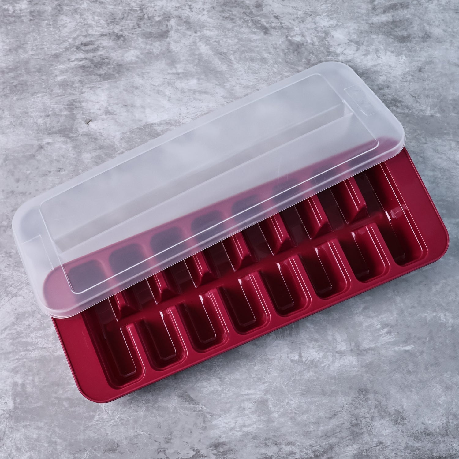 Ice Cube Tray with 2-in-1 Compartment – Leakproof & Durable Design
