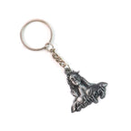 Shiva Face Metal Keychain hanging from keys and bags