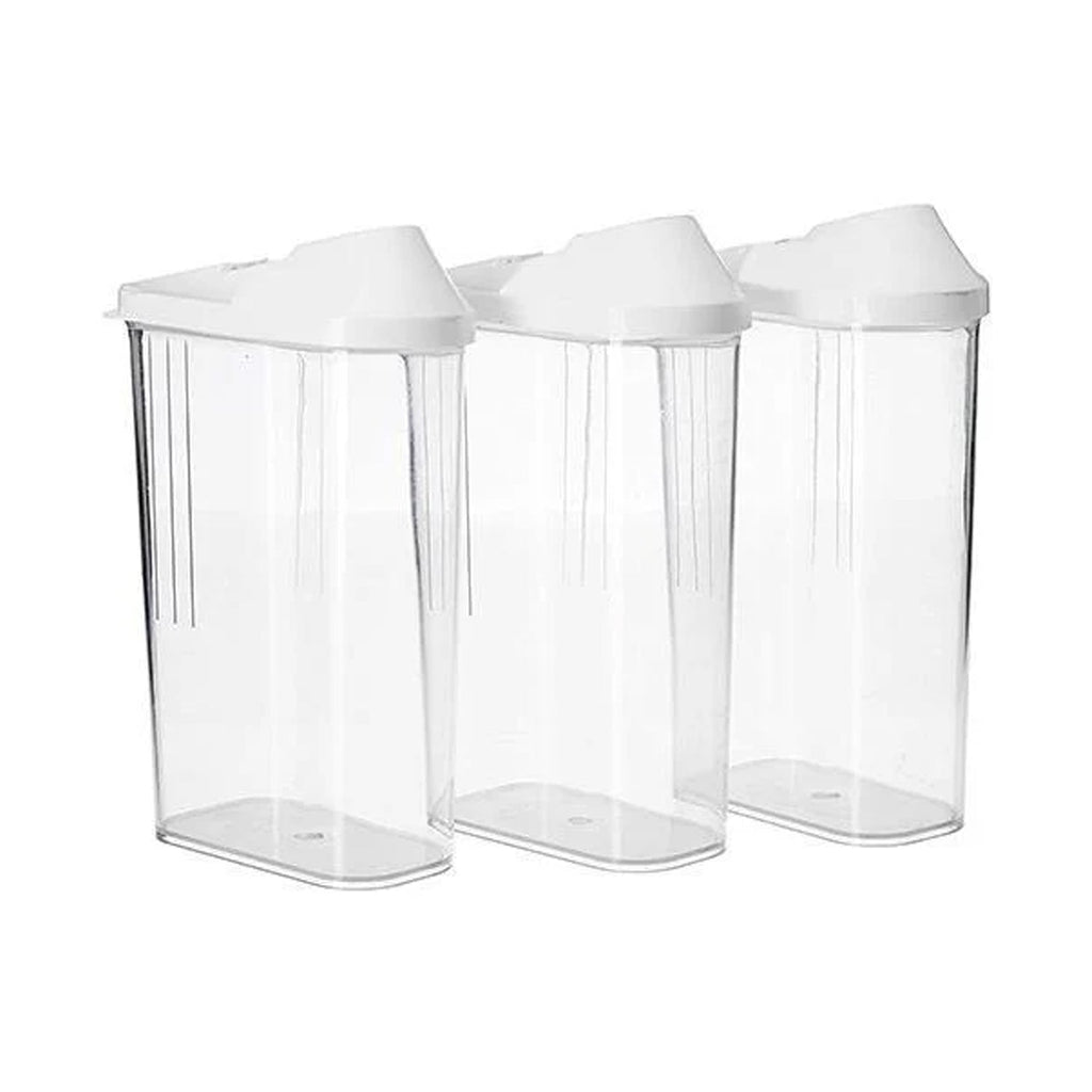 Durable plastic airtight containers with secure lids for kitchen essentials