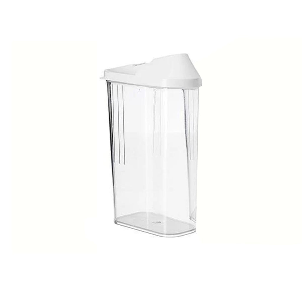 Leak-proof pantry storage jar holding essential dry food items