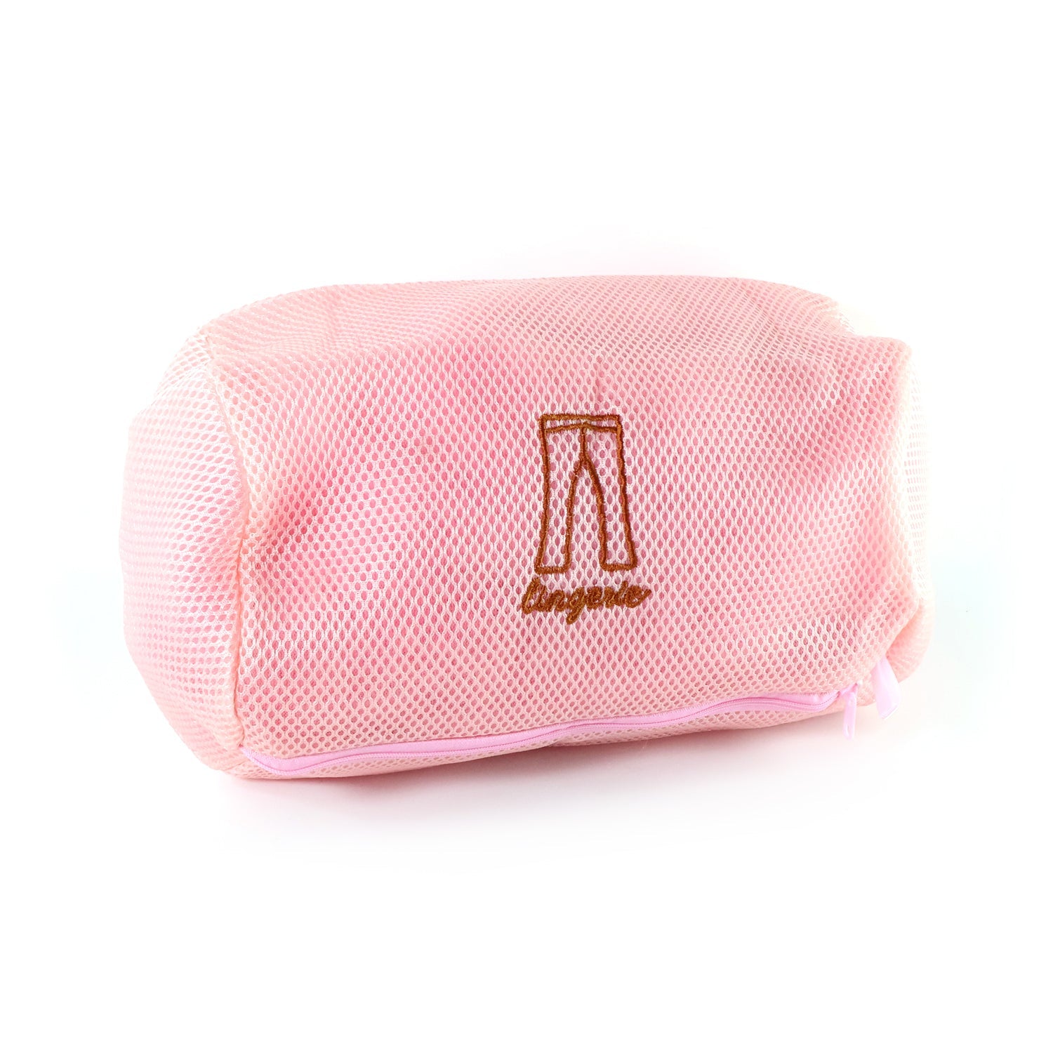 Laundry bag with breathable mesh fabric holding fragile clothing