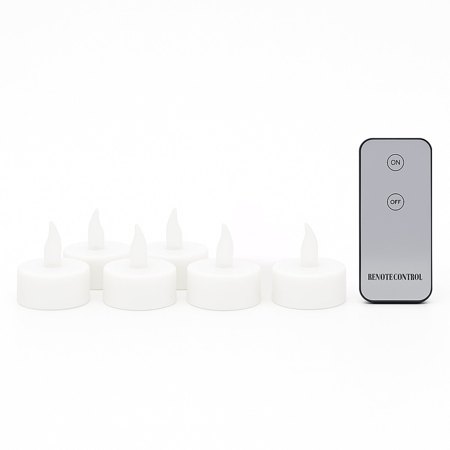 LED candle light set arranged for indoor decorative lighting