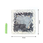 Multiple solar ice cube lights creating a festive ambiance for outdoor parties.